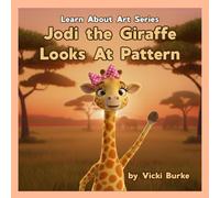 Jodi the Giraffe Looks At Pattern