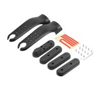 Jodriva 1 ensemble de couvercles de fourche avant avec couvercle de roue, coques de protection, for Scooter électrique Xiaomi, M365, autocollants réfléchissants, pièces de fourche Caches latéraux pour