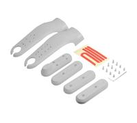 Jodriva 1 ensemble de couvercles de fourche avant avec couvercle de roue, coques de protection, for Scooter électrique Xiaomi, M365, autocollants réfléchissants, pièces de fourche Caches latéraux pour