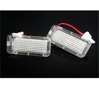 Jodriva 2X LED Éclairage de Plaque d'immatriculation Blanc Canbus, for 2011+, for Ford, Ranger T6 TKE T6.2 RA 2013+ Transit MK8 Transit Custom Connect Éclairage de Plaque d'immatriculation