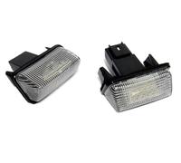Jodriva 2x LED Éclairage de plaque d'immatriculation Blanc, for 2007-2012 Auris E15 2008-2012 Avensis T27 Verso R2 Éclairage de plaque d'immatriculation