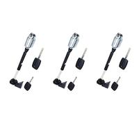 Jodriva 3X ensemble de verrouillage déverrouillage capot voiture avec 2X clés 4M5AA16B970AB, for Ford, for Focus, II Mk2 2004-2012 Serrure de capot de voiture
