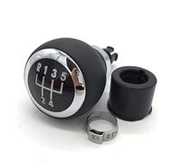 Jodriva 5 6 vitesses pommeau de levier de vitesse manette de vitesse guêtre couvercle de démarrage, for pour VW, for Passat, B6 2005-2011 manuel Soufflet de levier de vitesse(BLACK 5 Speed Knob)