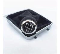 Jodriva 5 6 vitesses pommeau de levier de vitesse manette de vitesse guêtre couvercle de démarrage, for pour VW, for Passat, B6 2005-2011 manuel Soufflet de levier de vitesse(BLACK 6 Speed Collar)
