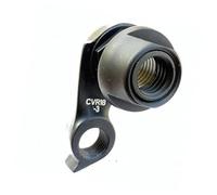 Jodriva 5 pièces de vélo Mech Dropout, for Cervelo Cvr18-3 Drh-Wmn112 tous les cadres route à disque C3 C5 R3 R5 engrenage cintre dérailleur arrière Crochet arrière de vélo(BLACK Only 5PC Hanger)