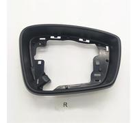 Jodriva Accessoires de voiture, cadre coque rétroviseur, couvercle, lentille, for Skoda, Rapid Fabia, latéral Housse de rétroviseur(R Silver cover)