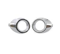 Jodriva Accessoires de Voiture Chrome Avant Gauche côté Droit Pare-Chocs antibrouillard Lampe Couverture calandre, for Ford, for Fiesta, 2008 2009 2010 2011 2012 Cache-Phare antibrouillard(1 Pair)