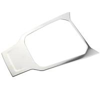 Jodriva Accessoires de voiture garniture d'autocollant couvercle panneau boîte changement vitesse en Fiber carbone, pour Vw, pour T-Roc, pour 2018-2023 bande de garniture de tableau de bord de voiture