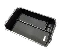 Jodriva Accessoires de voiture noir ABS accoudoir central support boîte rangement plateau organisateur, for Mitsubishi, Eclipse Cross 2018 2019 2020 Boîte de rangement pour console centrale de voitur