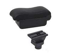 Jodriva Boîte d'accoudoir avec porte-gobelet USB, for bras Liana, repose-coude, Console centrale, mallette de rangement, Modification Accoudoir de voiture(BLACK A1 No USB)