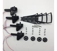 Jodriva Bras d'aile pliable comprenant des engrenages, un axe, moteur, roulement, etc., for les pièces de rechange for drone S169 SG700-D RC Quadcopter Bras de rechange pour quadricoptère FPV(Green)