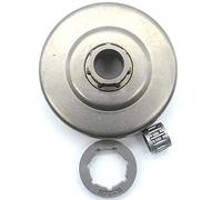 Jodriva Cloche de tambour d'embrayage, pignon, cage roulement, for tronçonneuse Husqvarna, 365 362 371 372 XP 503932471 503432001 Tambour d'embrayage de tronçonneuse