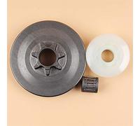 Jodriva Cloche d'embrayage, pignon droit, tambour, engrenage à vis sans fin, pièces de rechange for tronçonneuse, for 4500 45cc 5200 52cc 5800 58cc Tambour d'embrayage de tronçonneuse