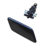 Jodriva Couvercle de buse pulvérisation lave-phare pare-chocs avant style voiture gauche droite avec support connecteur, for Buse de lave-phare de voiture(Right With Connector)