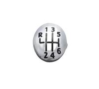 Jodriva Couvercle de capuchon pommeau levier vitesse voiture 5/6 vitesses, for Renault, Clio Twingo Scenic Megane II 1996-2011 tête changement Soufflet de levier de vitesse(BLACK 6 Speed)