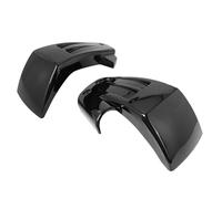 Jodriva Couvercle de carénage Batterie côté Gauche Droit ABS Noir Brillant for Moto Harley, M8 Softail Breakout FXDR FLFB 2018-2022 Cache latéral de la Batterie
