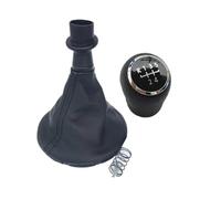 Jodriva Couvercle de démarrage pommeau levier vitesse voiture à 5 vitesses, for VW, Transport T5 .1 T6 2003-2015 guêtre Soufflet de levier de vitesse(BLACK Black 5 Speed)