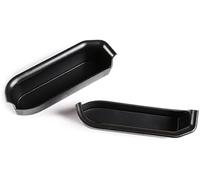 Jodriva Couvercle de garniture poignée porte, pour Land Rover, pour Discovery 3 Lr3 2004-2009, boîte rangement voiture pour avant et arrière noire Abs meuble de rangement poignée de porte