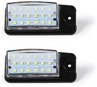 Jodriva Éclairage de plaque d'immatriculation for Nissan, X Trail T32 Maxima Rogue NV1500 NV2500 NV3500, Murano, Altima Car LIGHT 26510-8J000 Éclairage de plaque d'immatriculation de voiture