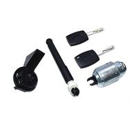 Jodriva Ensemble de verrouillage déverrouillage capot voiture avec 2x clés, for Ford, for Focus, II Mk2 2004 - 2012 Serrure de capot de voiture