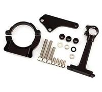 Jodriva ER6N, 650R 2006-2008 2007, Kit de montage support stabilisation en aluminium for moto Amortisseur de vibrations(BLACK 11)