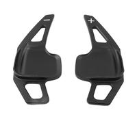 Jodriva Extension de levier vitesse lame palettes changement volant voiture 2 pièces, for BMW, série 3 5 F10 F30 F80 320i 325i 330i RT Extension de palettes de changement de vitesse pou(BLACK Black)