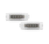 Jodriva For Fiat, for Argo Drive Gse Precision 2017 2018 2019 Panda Grande Punto Intérieur Blanc Coffre Compartiment à Bagages Lumière Éclairage de plaque d'immatriculation(BLACK 2 Pieces)