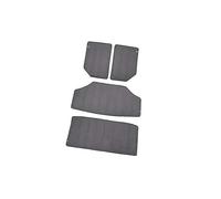Jodriva for Jeep, for Wrangler JK 2012-2017 Kit intérieur de Coussin d'isolation Thermique en Coton for Toit Rigide de Voiture Coussin d'isolation phonique et Thermique(Black 4 Door Roof Grey)