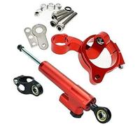 Jodriva for, R1200 CL GS 2013-2018 2017 2016 2015 2014, kit de montage support d'amortisseur stabilisation direction en aluminium for moto Amortisseur de vibrations(BLACK 14)