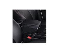 Jodriva For Skoda, for RAPID 2012 Boîte d'accoudoir Console centrale de rangement Poinçon gratuit Conteneur à main Boîte d'accoudoir de console centrale de voiture(BLACK D Black line)