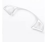 Jodriva Garniture de Cadre de décoration de Volant ABS chromé Mat, for, for Mercedes-Benz, CLA GLA Classe 220 W117 C117 180 200 2015-2017 Autocollant pour Volant de Voiture