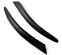 Jodriva Garniture de front de phare de voiture 1 paire de garniture sourcil phare voiture, pour, pour A6 C6 2009-2011 Abs sourcils pour avant paupière couvercle décoration autocollants