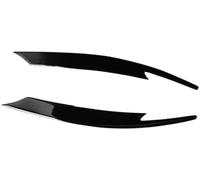 Jodriva Garniture de front de phare de voiture 1 paire de garnitures sourcils phares voiture, pour Toyota, pour Subaru, pour Impreza, pour Wrx 10 2008-2011, pour avant ABS, couvercle paupière