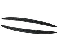 Jodriva Garniture de front de phare de voiture Couvercle de paupière phare, pour VW, pour Golf 6 Mk6 Gti Gtd Gte 2008-2012 lampe phare sourcil bande garniture pour avant voiture