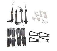 Jodriva Hélice Lames Ailes Bras Moteur Moteurs, for 4D-V4 WiFi FPV Drone Pièces De Rechange V4 RC Quacopter Bras de rechange pour quadricoptère FPV(Yellow)