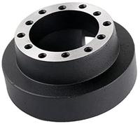 Jodriva Kit d'adaptateur de moyeu en aluminium for volant de sport, for E30 E36 E46, for Bmw série 3 M3 328I 325I Moyeu de volant de voiture(BLACK For E46)