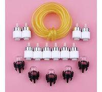 Jodriva Kit d'ampoule d'amorce de tuyau de filtre à carburant Bolens BL410 BL150 BL250 BL100, pièce de rechange for moteur de taille-bordures Conduite de carburant pour tronçonneuse