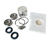 Jodriva Kit d'anneaux d'axe de Piston 38mm, joints d'huile roulement vilebrequin, for pièces tronçonneuse,018 MS180 Kit de roulements de vilebrequin pour tronçonneuse