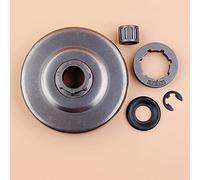 Jodriva Kit de clips rondelle roulement pignon tambour d'embrayage, for tronçonneuse Husqvarna, 365 362 371 372 XP 372XP Tambour d'embrayage de tronçonneuse