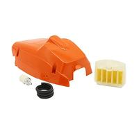 Jodriva Kit de filtre à air for couvercle de cylindre supérieur, for Husqvarna, pièces de tronçonneuse 340 345 350 503910501 537024002 Couvercle de filtre à air pour tronçonneuse