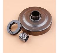 Jodriva Kit de jante pignon tambour d'embrayage transmission par chaîne, for tronçonneuse Husqvarna, 340 345 346 XP 346XP 350 351 357 357XP 359 Tambour d'embrayage de tronçonneuse