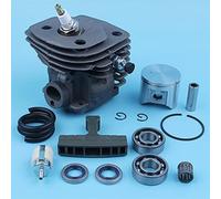 Jodriva Kit de joint d'huile Piston cylindre 47mm, for Husqvarna, pièce rechange for tronçonneuse 357XP 357 XP 359 EPA 537157302 537248502 Kit de roulements de vilebrequin pour tronçonneuse