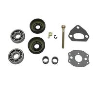 Jodriva Kit de réglage du tendeur chaîne joint d'huile roulement vilebrequin, for Husqvarna 136 137 141 142 36 41, pièces tronçonneuse 530056363 Kit de roulements de vilebrequin pour tronçonneuse