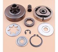 Jodriva Kit de réparation rondelle roulement jante pignon tambour d'embrayage, for tronçonneuse STIHL, MS380 038 MS 380 1119 0007 1003 Tambour d'embrayage de tronçonneuse