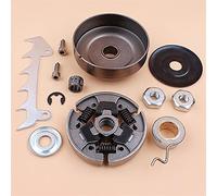 Jodriva Kit de roulement rondelle d'engrenage à vis sans fin butée tambour d'embrayage remplacement tronçonneuse, for STIHL, MS210 MS230 MS250 025 023 021 Tambour d'embrayage de tronçonneuse