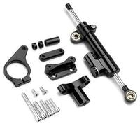 Jodriva Kit de support montage stabilisateur moto, CBR650F 2017 2018 2019 Amortisseur de vibrations(BLACK 2)