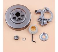 Jodriva Kit d'engrenages à vis sans fin for pompe huile et roulement de tambour d'embrayage, for STIHL, 029 039 MS290 MS310 MS390 MS311 MS391 Pièces tronçonneuse Tambour d'embrayage de tronçonneuse