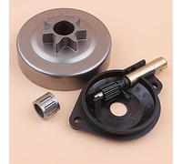 Jodriva Kit d'entraînement de pompe à huile roulement tambour d'embrayage Pièces rechange for tronçonneuse, for Husqvarna, 240 240E 236 236E 235 235E 581063901 Tambour d'embrayage de tronçonneuse