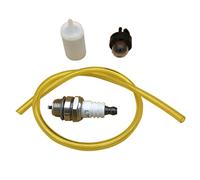Jodriva Kit L7T de bougie d'allumage de filtre de ligne de tuyau de carburant de 600mm, for Husqvarna, 350 345 340 346 XP 334 335 338 339 pièces de tronçonneuse Conduite de carburant pour tronçonneuse