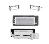 Jodriva Lampe LED d'Éclairage de Plaque d'Immatriculation pour Renault Scenic 2 3, Modus, Laguna 2 3, Espace 4, Zoe, Captur, Fluence et Dacia Duster, Logan, Lodgy